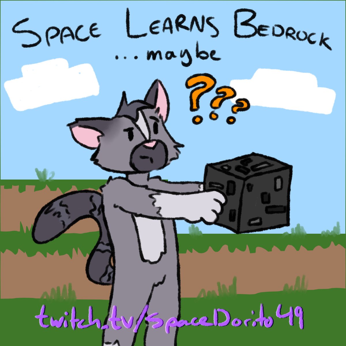 I'm playing Minecraft again! See me spiral in confusion about villagers here:
twitch.tv/SpaceDorito49