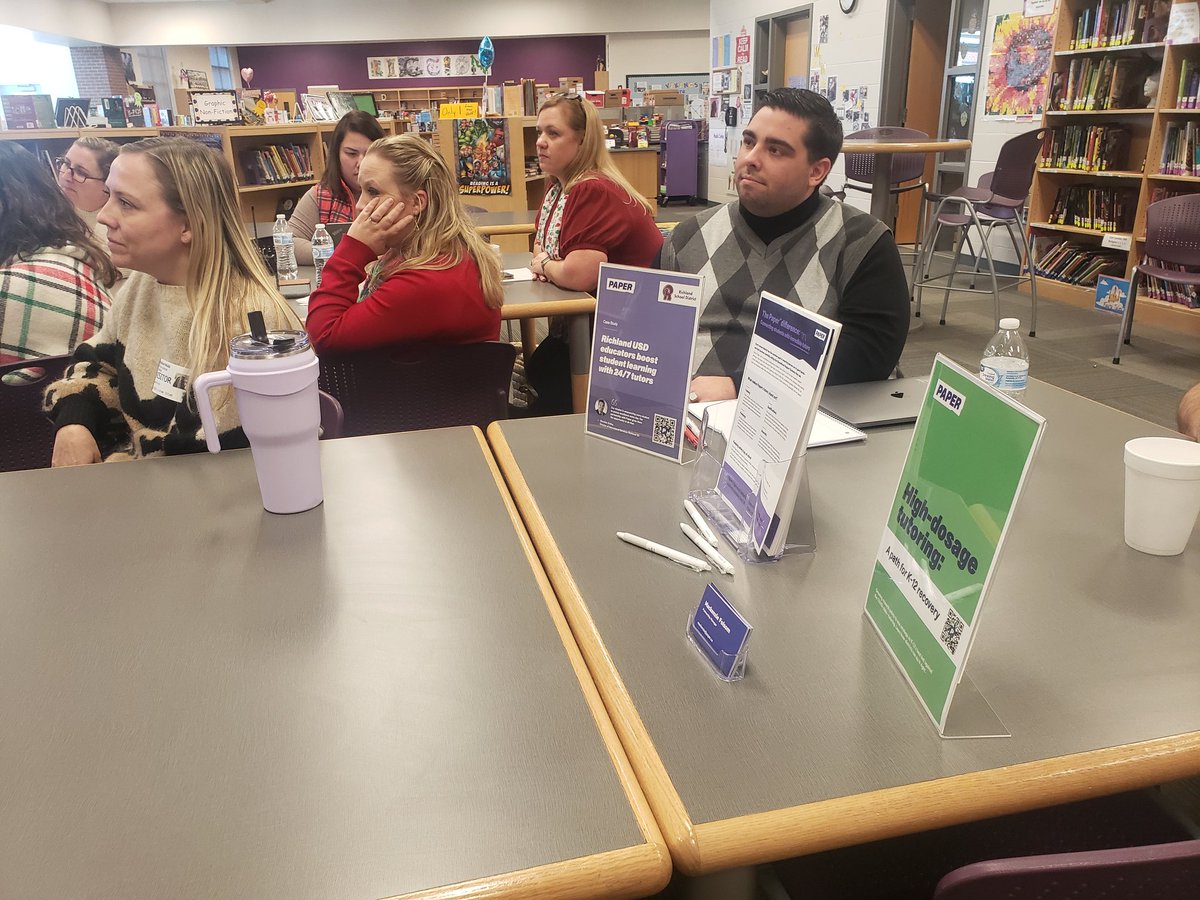 jhdoubleu's tweet image. LUNCH AND LEARN: Principal @SullivanBritton and the Highland Middle School #PaperPros did an outstanding job hosting today's event!  They are the @HarnettCoSchool @paperlearning "Flagship" for a reason! #SuccesswithHCS #InspiringLearners #WholeChild