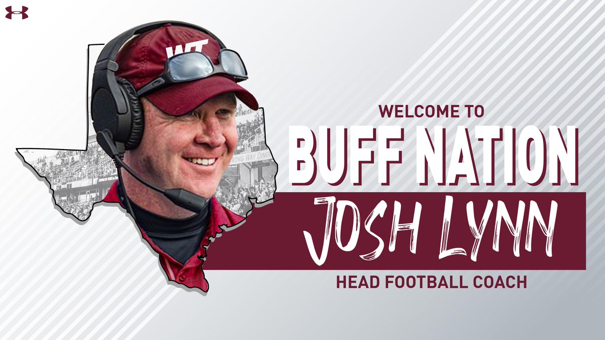 WTAMUBuffs's tweet photo. We Got Our Guy...

Welcome Your New Head 🏈 Coach Josh Lynn (@CoachJoshLynn)

#BuffNation | #LSCfb https://t.co/8fnDWT2d88