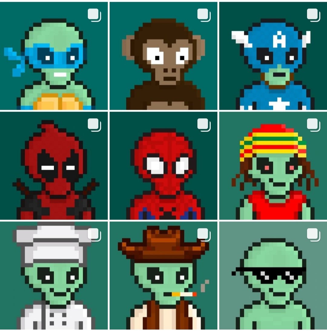 pixalienz's tweet photo. Yes, yes, they are all alive and moving. You can check it out for yourself on OpenSea!
#pixelart #pixelalien #Aliens #Pixel #pixelnft #NFTCollection #NFTFam #NFTartists https://t.co/X7ZsoLUt9j