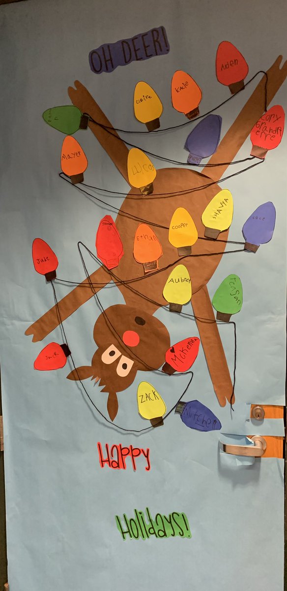 Our door is finished for the door decorating contest. #firsties <a href="/SASD_Vernfield/">Vernfield Elementary</a>