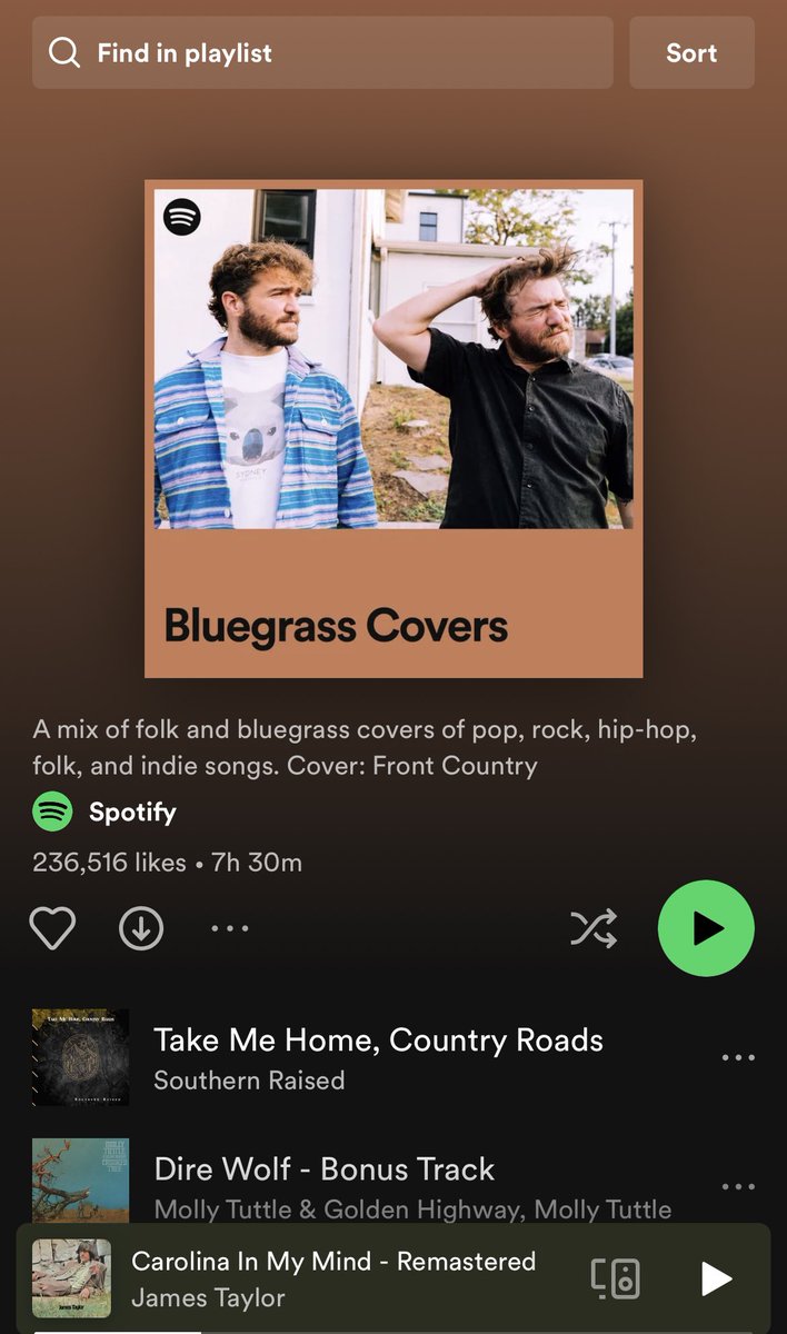Although we love @frontcountry and are honored to be the face of @Spotify #bluegrasscovers playlist, we just want to let you know that we are still called the @thebrobros