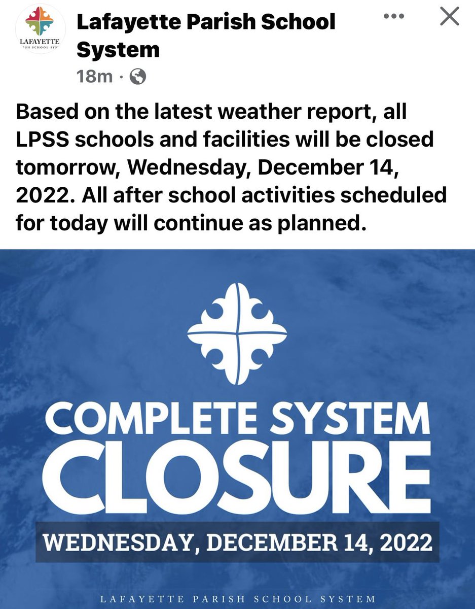 Where_DHoney's tweet photo. School is closed tomorrow, but we are praying that the weather doesn't get too bad. #Godprotectus 🙏🏾🙏🏾 https://t.co/tDplAT9DfJ