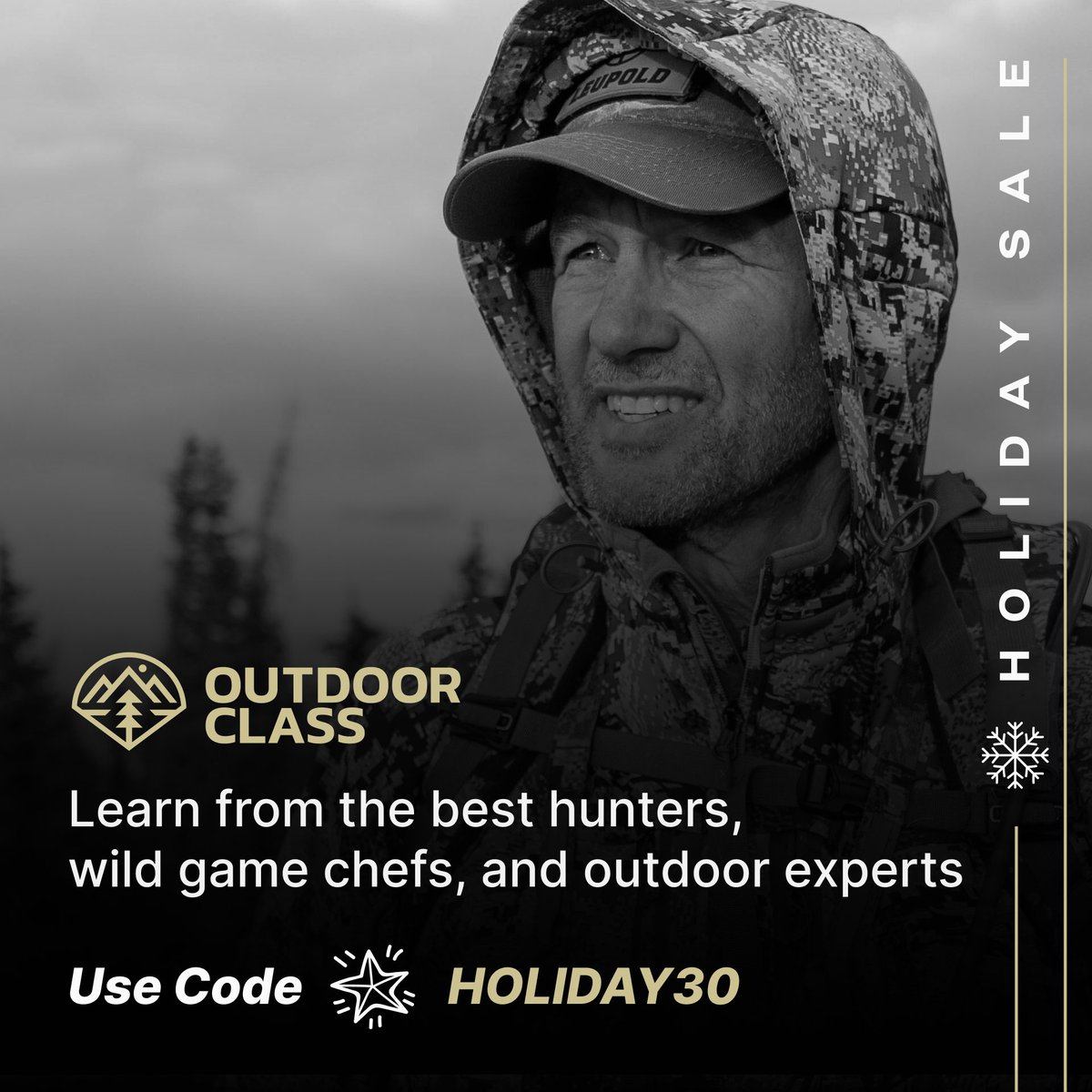Outdoor_Class's tweet image. Our holiday sale has officially kicked off! Now through the end of the year, you can get 30% off an OutdoorClass membership. Use promo code HOLIDAY30 when you sign up. 
#TheOutdoorsAreCalling #hunting