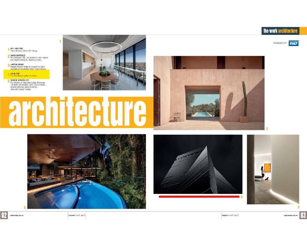 Also excited to have two of my images published in this year's Capture Magazine The Annual in the architecture and landscape categories. Thanks Capture magazine @capture_mag #capture_magazine #architecture #urbanlandscape #capture_mag #magazine instagr.am/p/CmIDLGGuj8c/