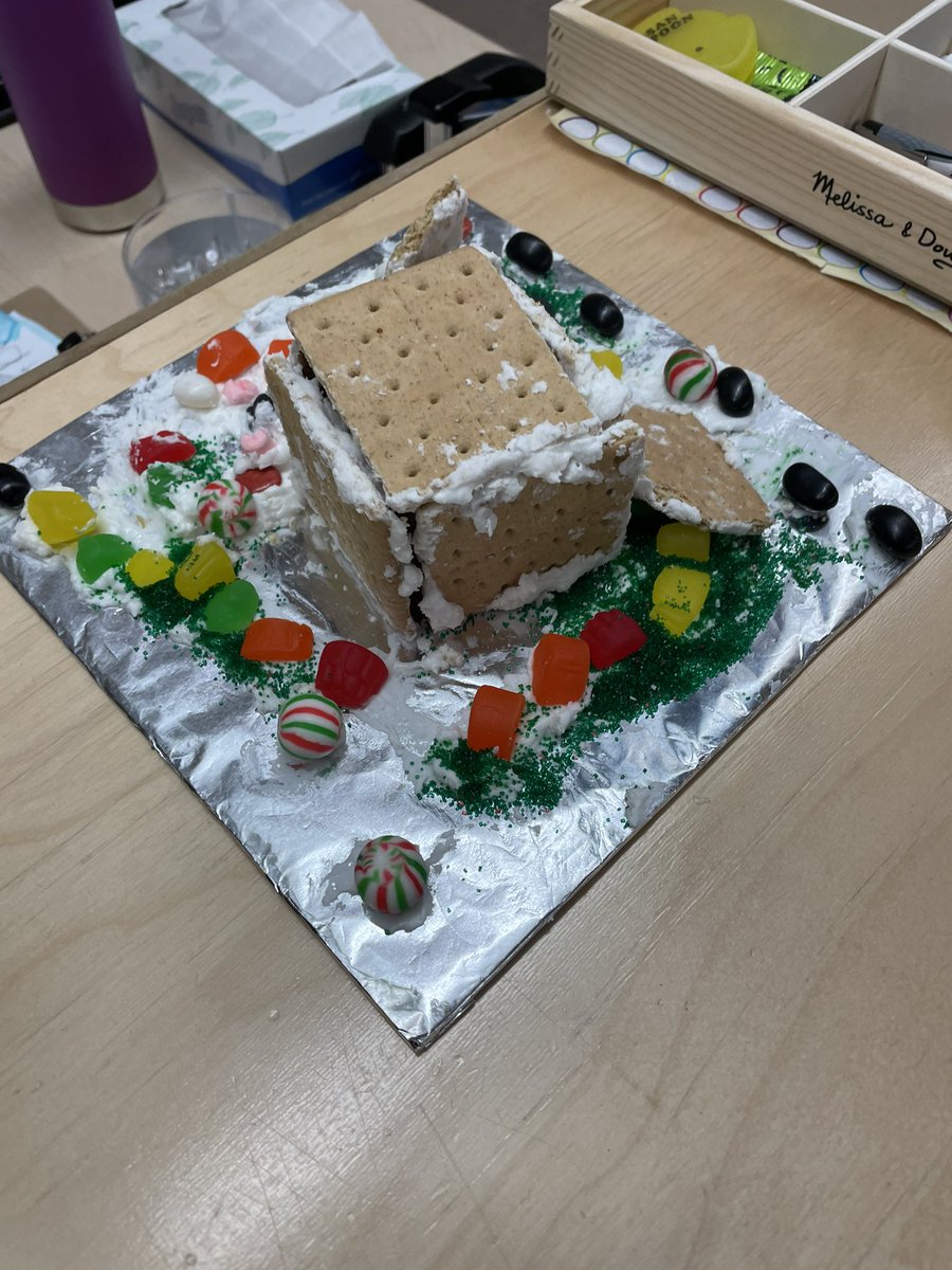 teach_ad's tweet photo. Such a fun way to spend the afternoon building gingerbread houses with our big buddies in division 8! @brentwoodSD41 @burnabyschools https://t.co/xHbIjTMTvT
