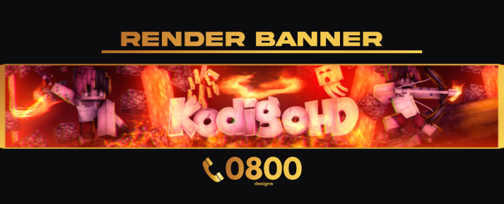 0800Designs's tweet image. Render banner design.

@0800Designs x KodigoHD.