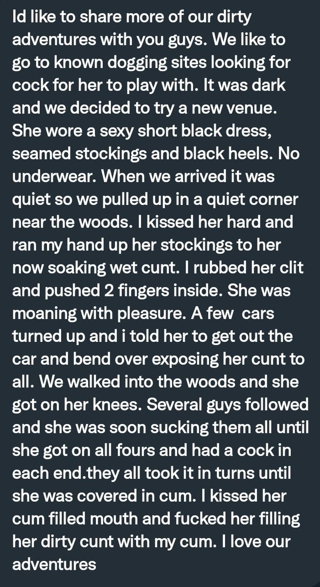 PervConfession on Twitter: "Couple loves going to dogging sites"