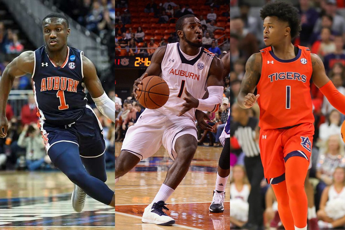 My Auburn MBB Uniform Tracking spreadsheet has 1,586 games recorded in which I was able to confirm the Tigers' uniform color.

In those games, Auburn has worn:
⚪53.4% of games
🔵36.2%
🟠10.4%

🟠 has consistently been in the rotation since 1981 after not being worn for ~40 years