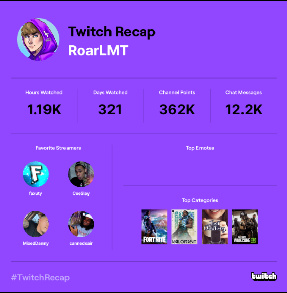Roarwtf's tweet photo. ngl these + 1 more are like the only streamers i acc watch https://t.co/atujaCbD66