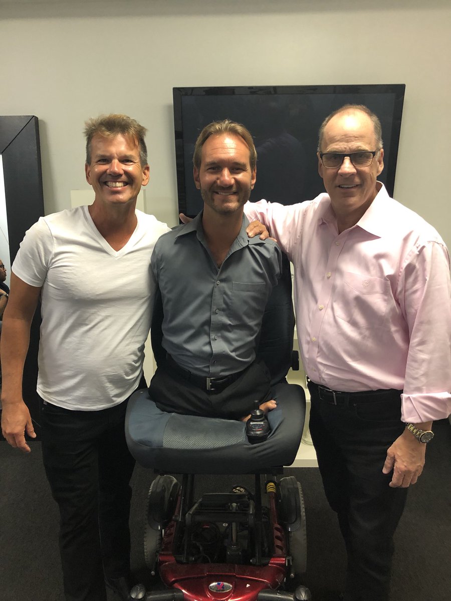 RedZoneMap's tweet image. Rod Vanderbilt with Nick Vujicic