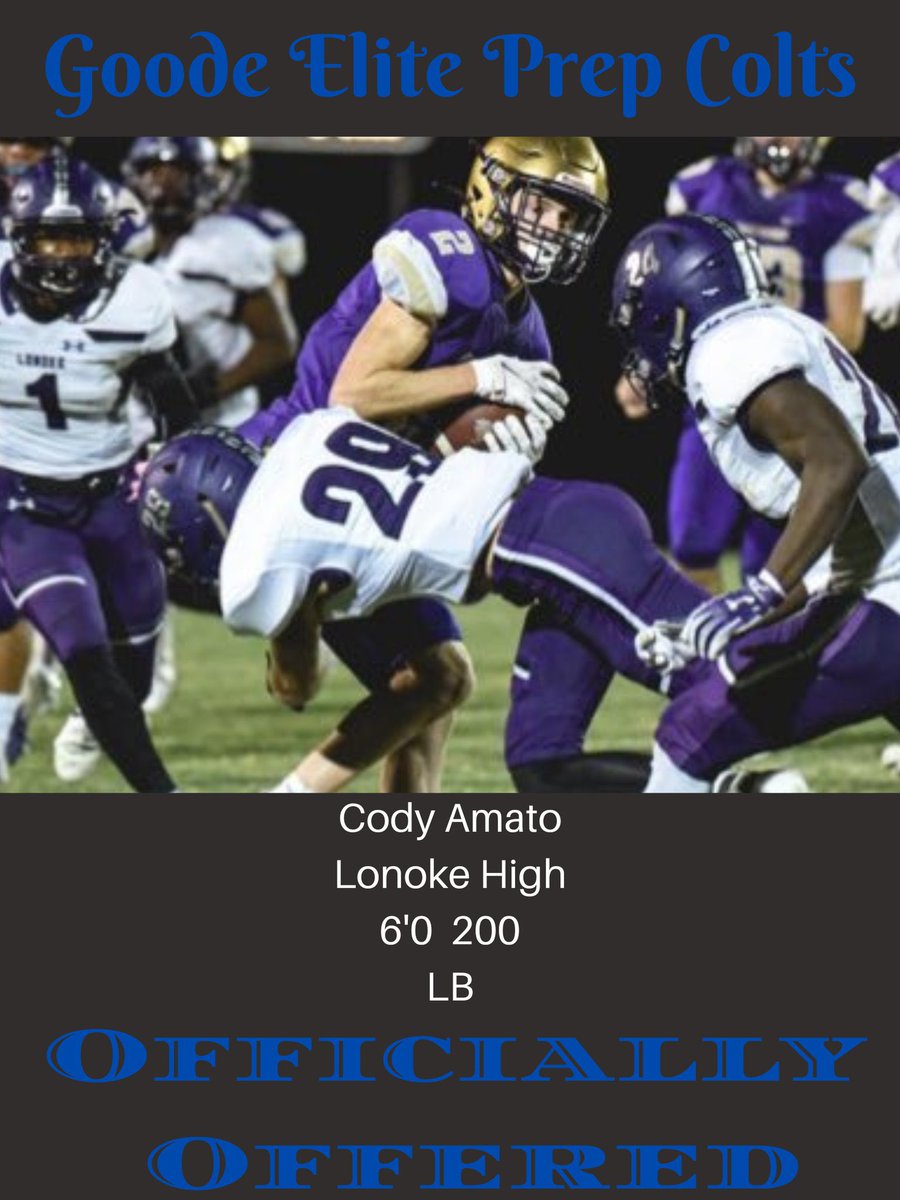 Blessed to receive an other offer to play at the next level @GoodeElitePrep <a href="/LonokeFB/">Lonoke Football</a> <a href="/ARPrepSports/">Arkansas Prep Sports</a> <a href="/ARPrepSports/">Arkansas Prep Sports</a> <a href="/marqucee/">Marqucee D Richardson</a>