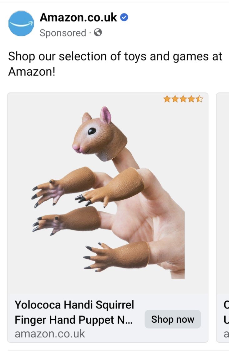 Dav1dCook's tweet photo. When algorithms try to sell you things. https://t.co/rWavISYcGN