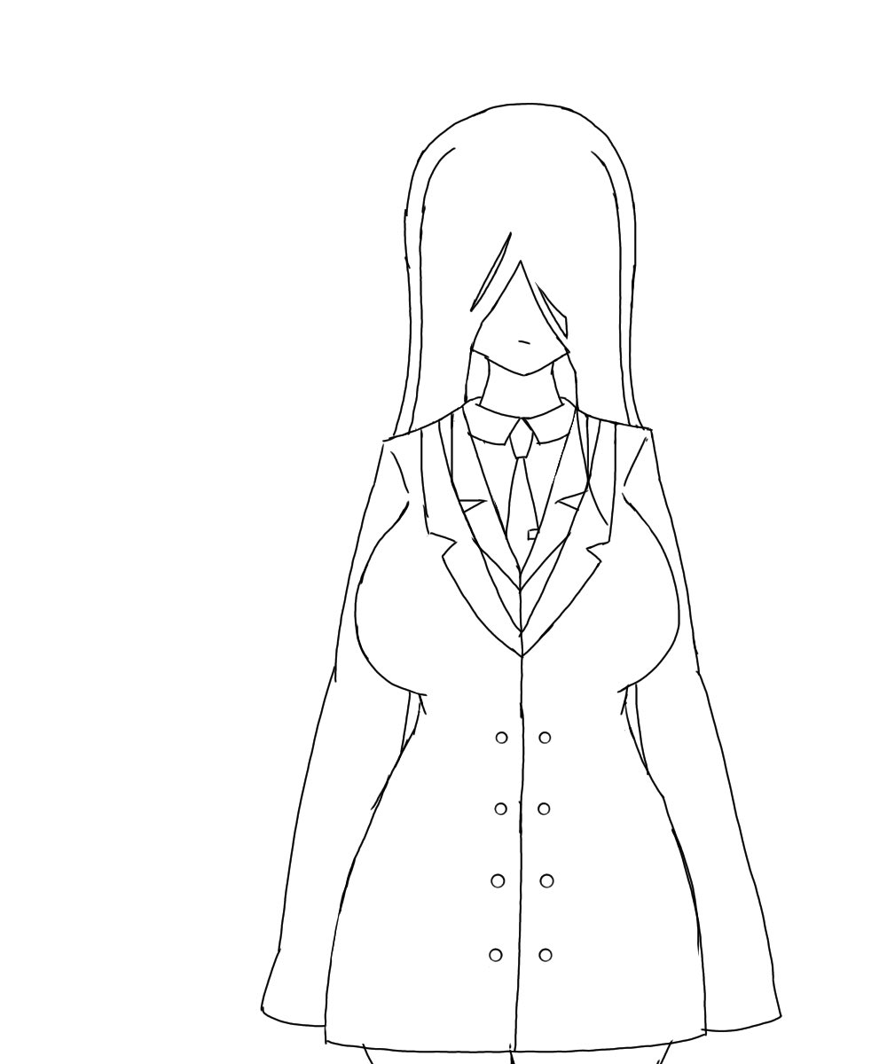 スーツ重ね着と考えると左でもまだでかい方なのに、右を描きたいんだよね…現実的ではない方に胸を躍らせてしまうのは何故なのか 