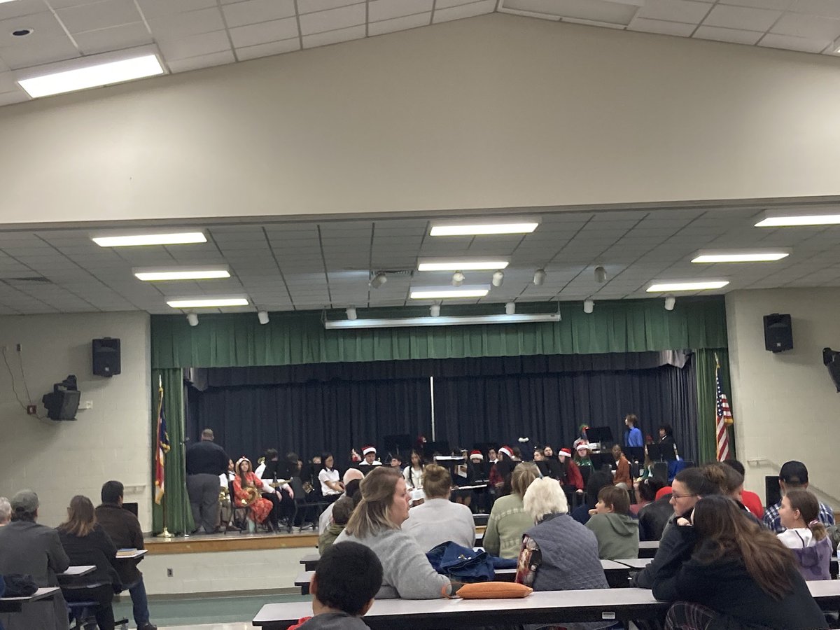 Supporting my students in and out of the classroom #BandConcert #BunnMiddleSchool