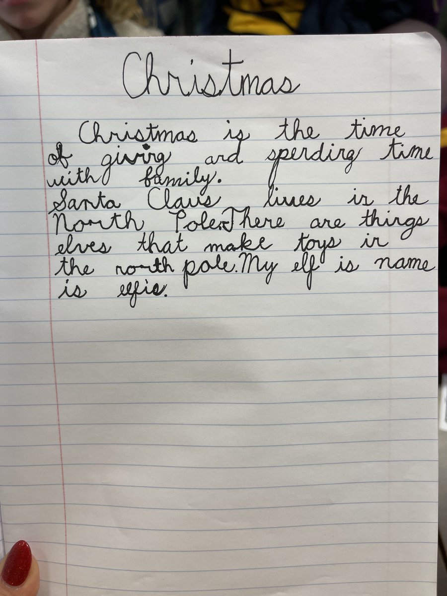I have to brag about this sweet girl’s cursive writing! We recently just learned every letter in the cursive alphabet and she has totally taken off with it. She chooses to write her stories in it and I’m just in awe how wonderful her cursive writing is already! #proudteacher
