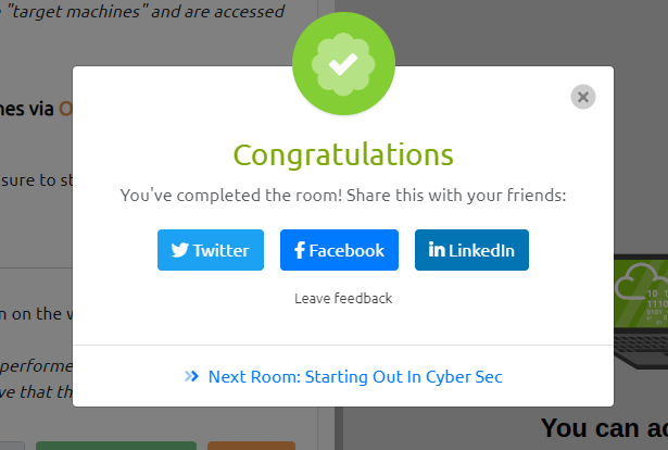 ShiftyDoesIT's tweet photo. First room down. Many more to go.
#Owlsec #ShiftyDoesIT ๐ฆ
@5rhoe @jimididit @tryhackme https://t.co/9FaQ9uEldG