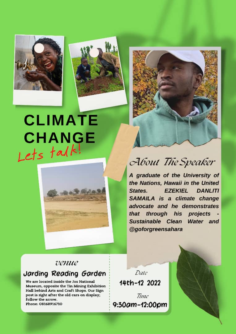 Join us later today at Jarding Reading Garden as we discuss climate change.  It concerns you and me.
Come! 
#climatechange #JardingReadingGarden #outdoorlibrary