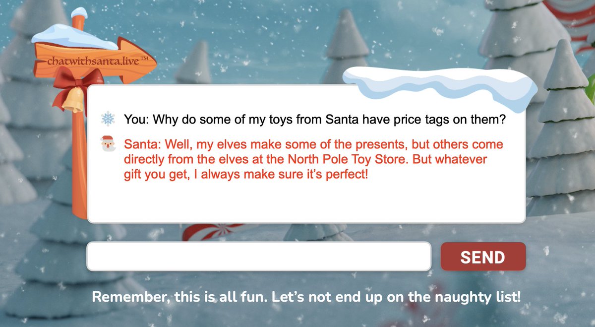ChatWithSanta.live tweet media