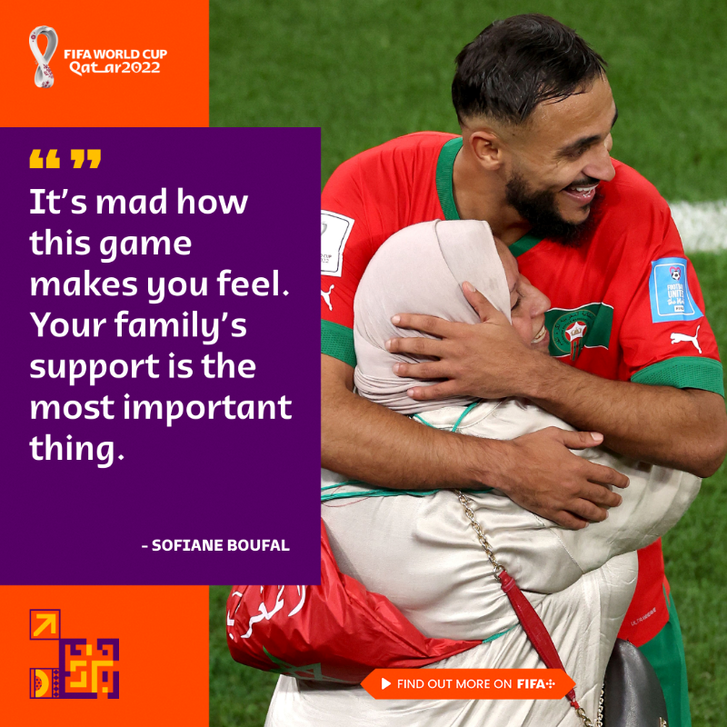 FIFAWorldCup's tweet photo. Family ❤️

#FIFAWorldCup | #Qatar2022