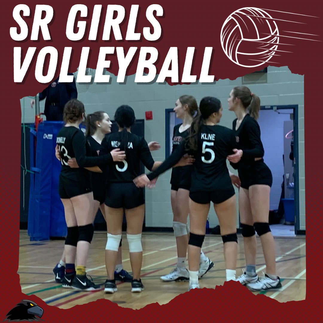 RavensSTA's tweet photo. Congratulations to our SR Girls Volleyball team for coming home today with two big WINS vs. LโEscale & Embrun!
Looking forward to watching them play at St. Thomas Aquinas CHS next Tuesday!
#schoolsports #volleyball #goravensgo #weareravens #studentsuccess #prssaa https://t.co/jDvY4m9Km0