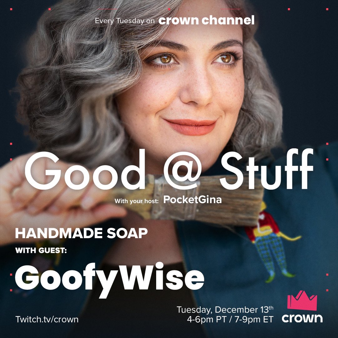 GoofyWise's tweet photo. LIVE NOW! on https://t.co/lwyxtnCBW6
Tag @crownchannel on Twitter
If you’re DIY-ing with us, share your progress and wins with #igotgood. We want to see how you got good 😎 https://t.co/93hf23V0gG