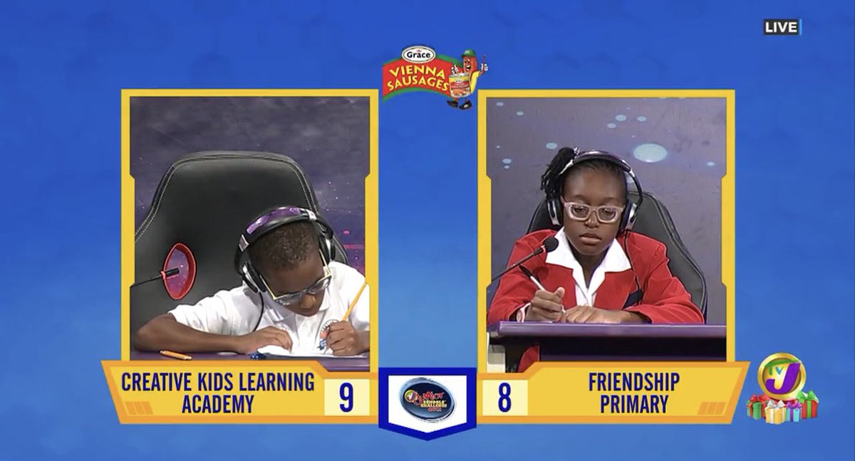 televisionjam1's tweet photo. Round 2️⃣-the Face Off was 🔥 

We’re entering Round 3️⃣- the Buzzer section next! 

Are you tuned in? 👀 

Catch the action now on TVJ or @1spotmedia 

#TVJJSCQ #JSCQ https://t.co/vQPrHiixni