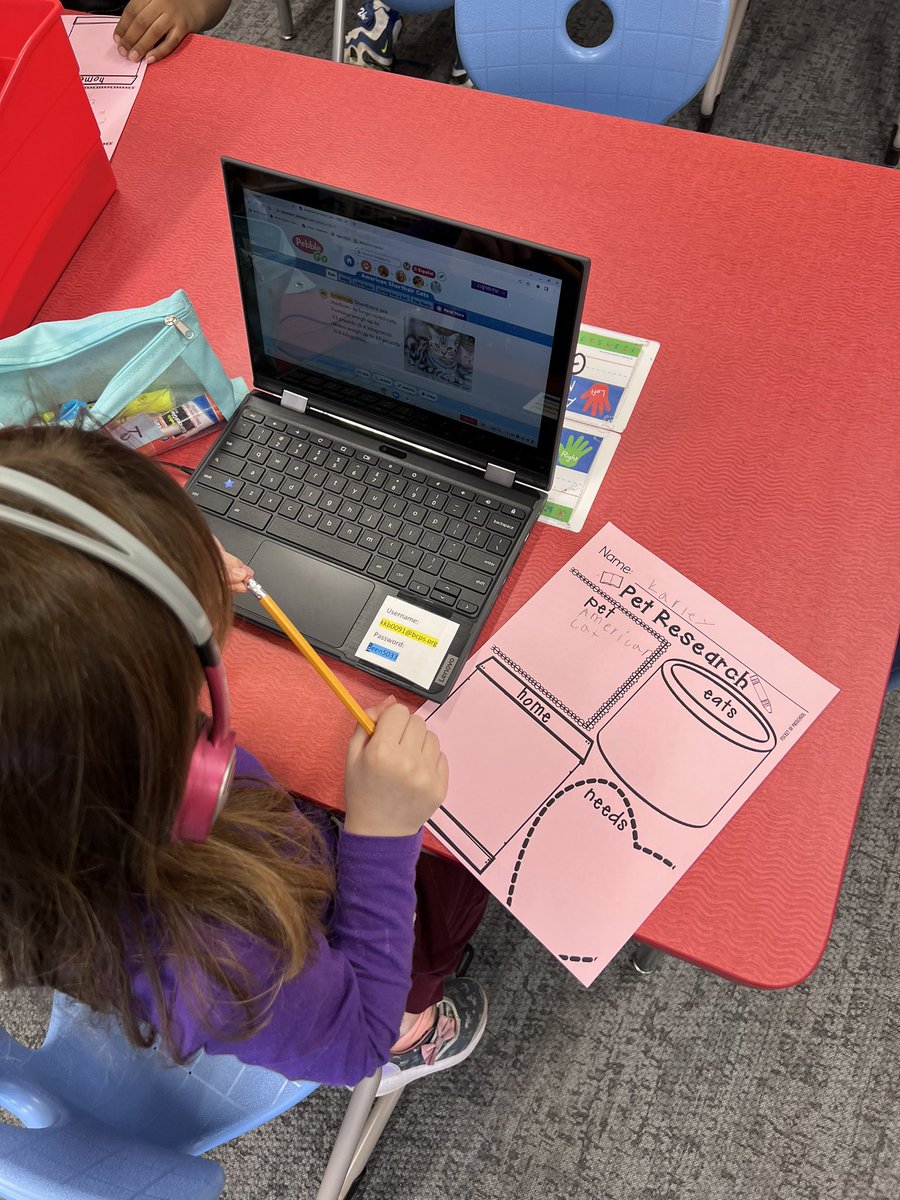 MrsStrotherBCPS's tweet photo. We started our research today for our Unit 2 ELA project! Look at my little scholars using their devices and graphic organizers to take notes. 📝💻@MrsWrightBCPS @MrsMagillBCPS @KelbaughKathy @KJenningsJr https://t.co/4DYp4jdyAF