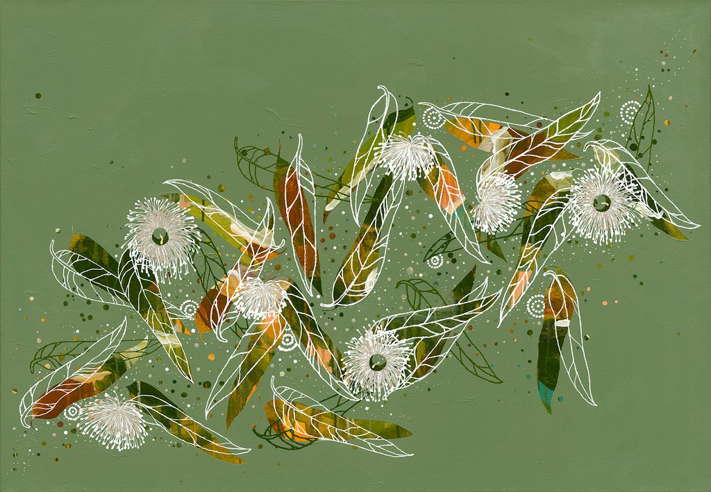 We are delighted to share our 2022 holiday artwork 'Flowering Gum' by award-winning visual artist Anthony J. Walker.

For more information about Anthony and Milbi Designs visit milbidesigns.com