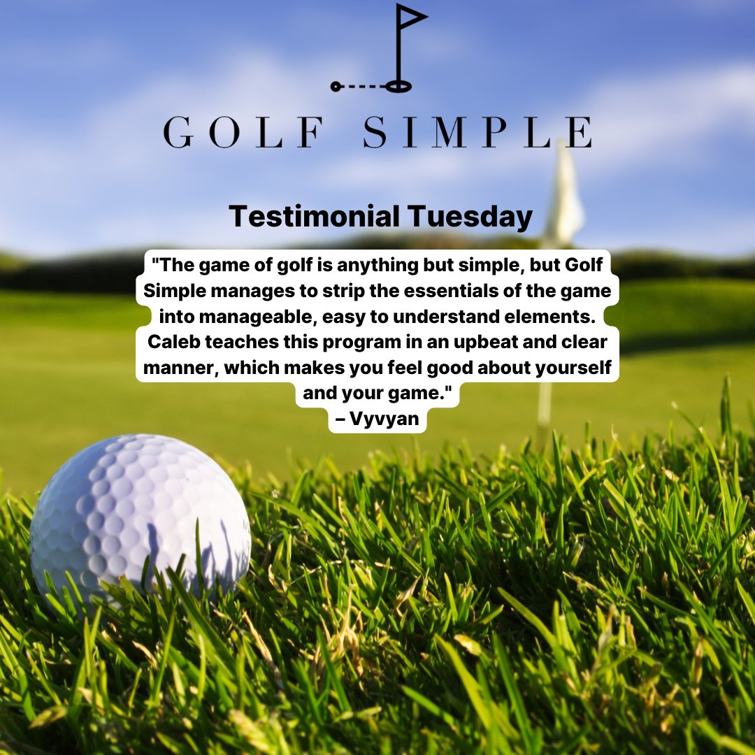 GolfSimple's tweet image. We know the game of golf isn't easy, but with the help of our products, we genuinely believe anybody can master the game of golf. Our product comes with a training video guide that walks you through each tool to get the most out of your game.
golfsimple.com