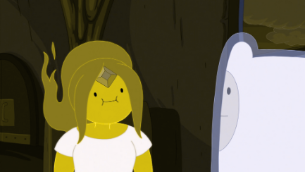 Keep__9's tweet photo. this is how finn sees flame princess https://t.co/TLk2qxnxPF
