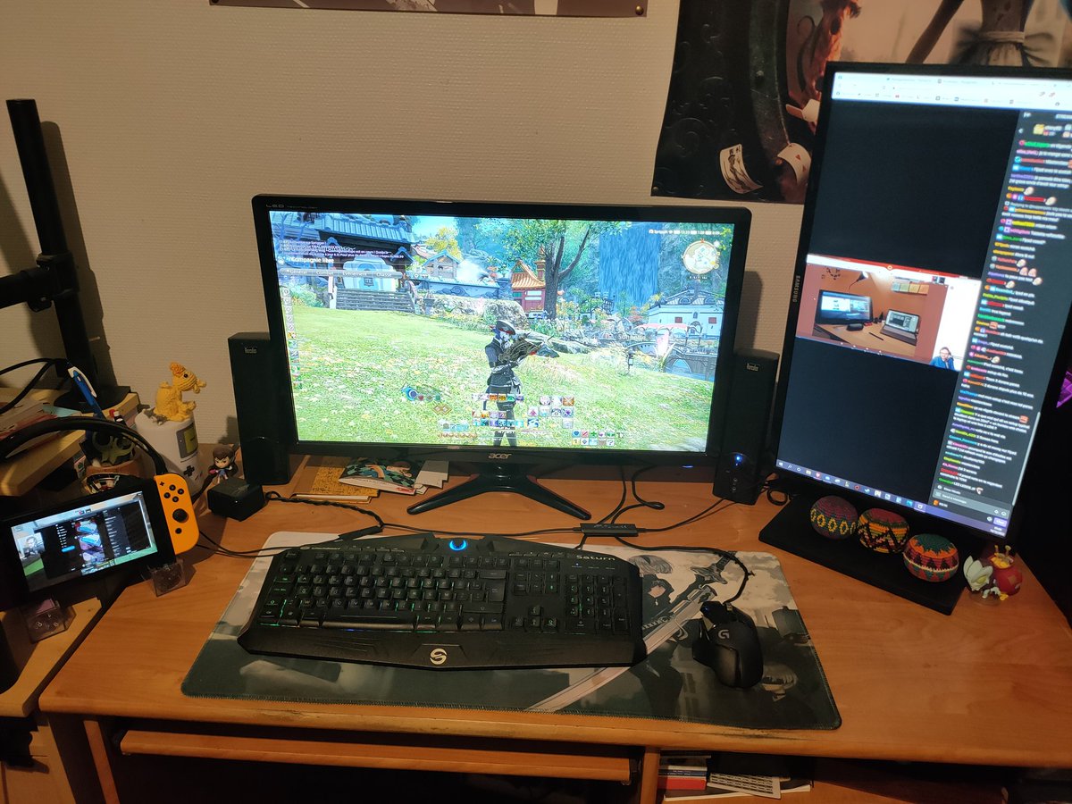 XDerata's tweet photo. Tranquille sur ff14 le meilleur jeu.
Déso Étoiles t'es sur la Switch en tout petit.
#jeregardeantoine #jeregardeetoiles https://t.co/ucQvugDsjJ