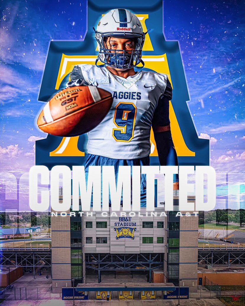 10000% committed <a href="/NCATFootball/">Aggie Pride</a> <a href="/coachpoole88/">Coach Nate Poole</a>  <a href="/LamontSeward/">LamontSeward</a> <a href="/CoachBarnette/">Chris Barnette</a>  #aggiepride💛💙