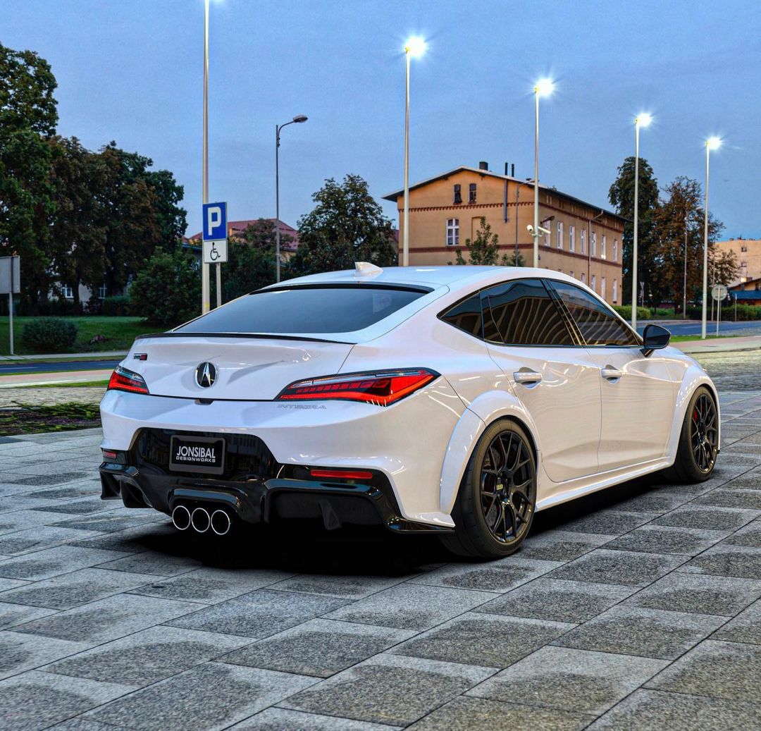 AcuraConnected's tweet photo. New Acura Integra Type S renders from @jonsibal! If you liked Jon's renders of the front, you'll want to check out these rear images he's created!🤤 #IntegraTypeS https://t.co/lZBkHYKtwm