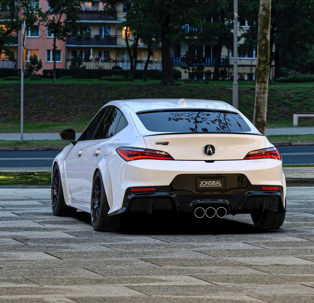 AcuraConnected's tweet photo. New Acura Integra Type S renders from @jonsibal! If you liked Jon's renders of the front, you'll want to check out these rear images he's created!🤤 #IntegraTypeS https://t.co/lZBkHYKtwm
