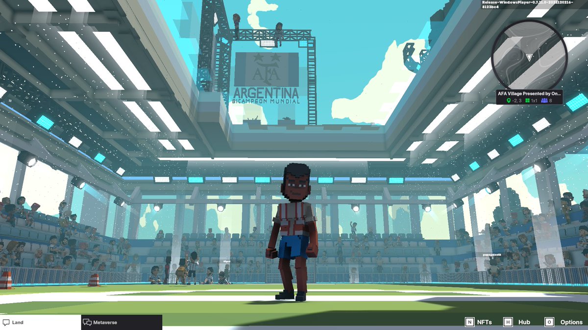 Borneo_F's tweet photo. @TheSandboxGame @aera_football @Argentina I dived in the AFA Village presented by OneFootball, check out my screenshot 👇⚽ https://t.co/NsMsd2kl19