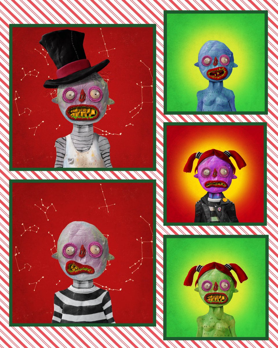 MERRY TOKing CHRISTMAS! 🎄👽

10,000 #PFP #NFTs... 
✅ CLAYMATION (hand sculpted by <a href="/TokBLOKK/">TokBLOK</a>)
✅ Legendary, Mythical &amp; 1/1 NFTs
✅ Organic #NFTCommunity 
✅ Fully doxxed team

Follow <a href="/THETOKSNFT/">T O K S</a>…
⚓️ opensea.io/collection/the…
🛸 toksnft.com
👾 discord.gg/TOKS