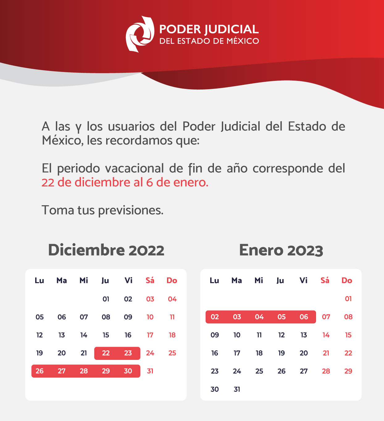 Poder Judicial Edomex (PJEdomex) / Twitter