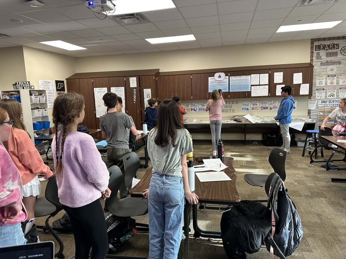 amyreiter's tweet photo. Teams collaborate for the correct answer in a friendly game of Trashketball! So much fun today in room 210! @HJHPanthers https://t.co/X7G8fmGRV2