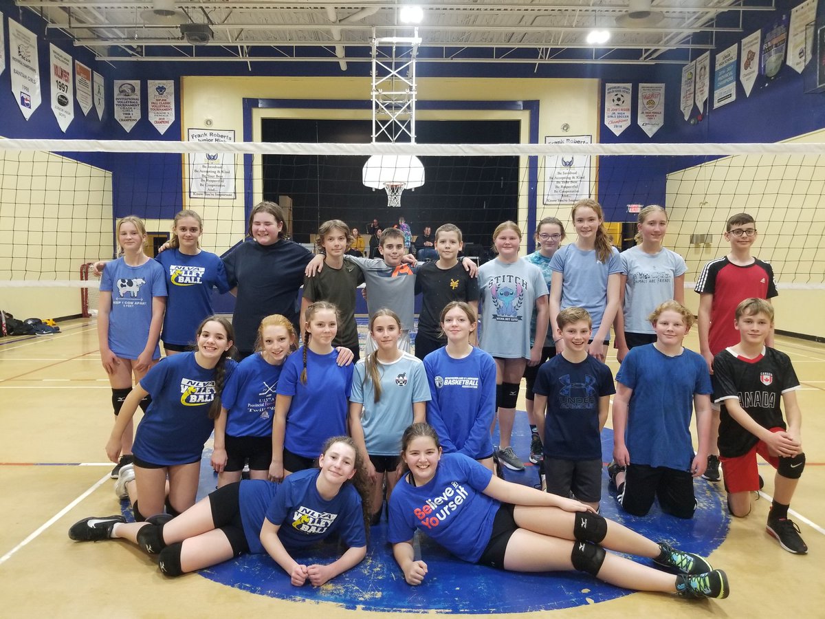 What a fun evening finishing up our 2022 Fall volleyball! Grade 7 coed triple ball game!!!!! <a href="/FRJHschool/">@FRJHschool</a>