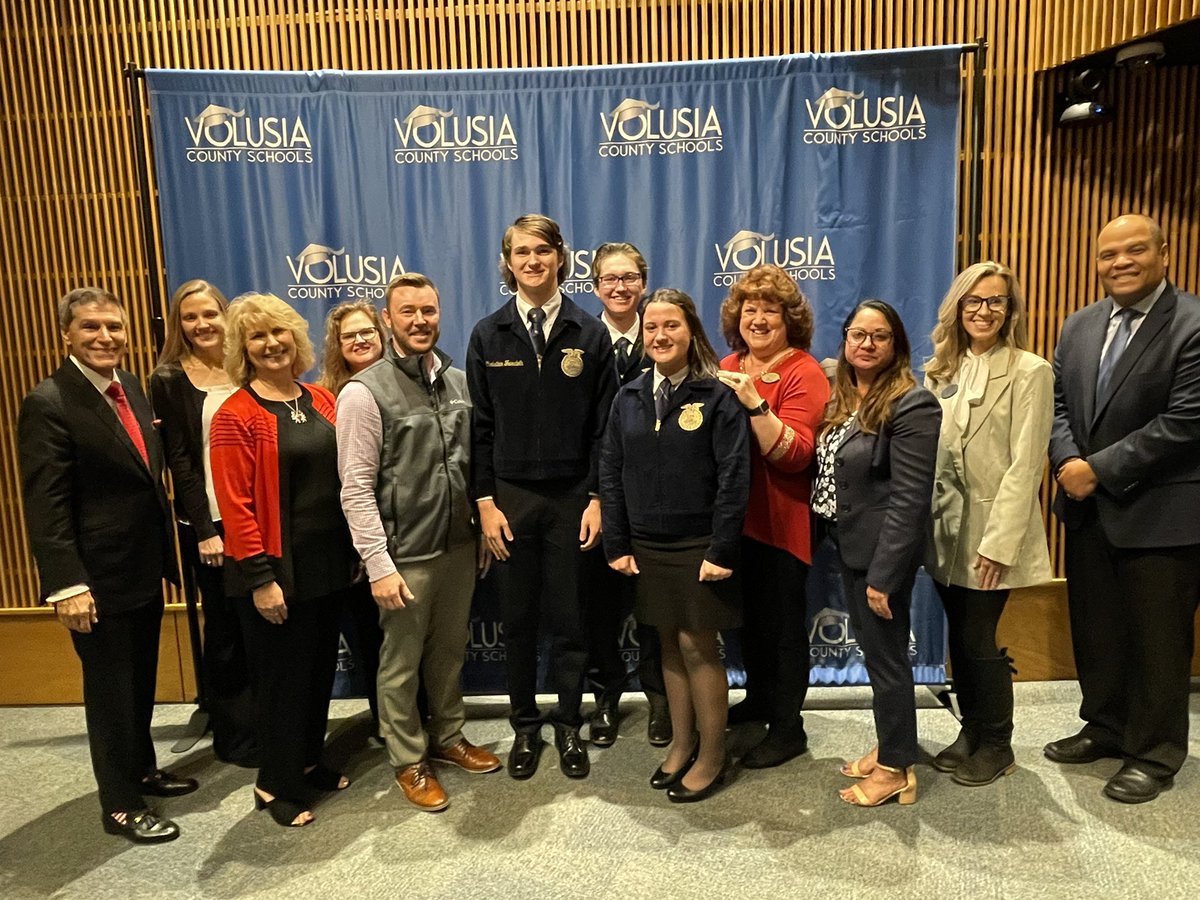 At our VCS Board meeting, we recognized <a href="/SeabreezeHS/">Seabreeze High</a> and showcased their CTE academies and programs. AP, Mrs. Stinamay Lagrotta, CTE Facilitator, Kimberly Smurdon and several <a href="/SeabreezeHS/">Seabreeze High</a> students presented about the great opportunities that the CTE academies and programs offer!