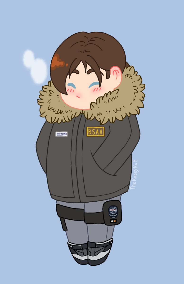 Jill staying warm despite the chilly weather❄️
---
#ResidentEvil #REBHFun #JillValentine
