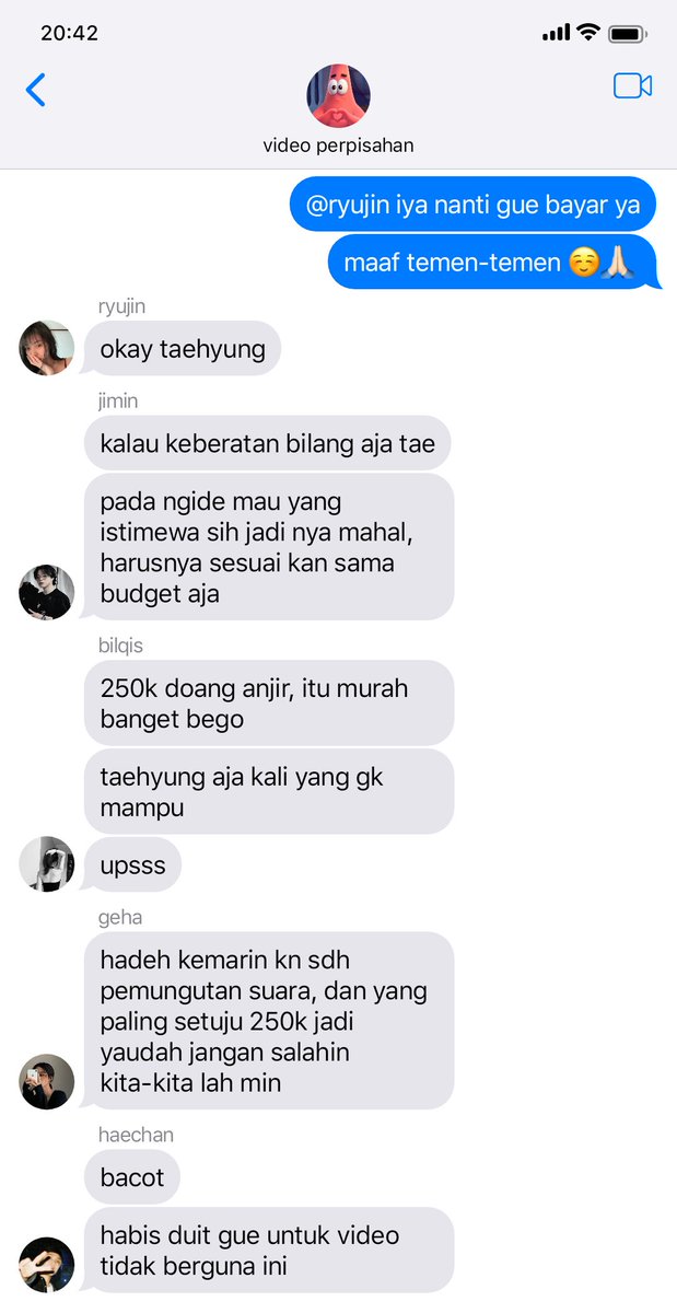kcholatsz's tweet photo. taekook - kookv few tweets au

; perkara belum bayar iuran untuk video perpisahan 

© jkthprivilage https://t.co/pJu1PPspcT