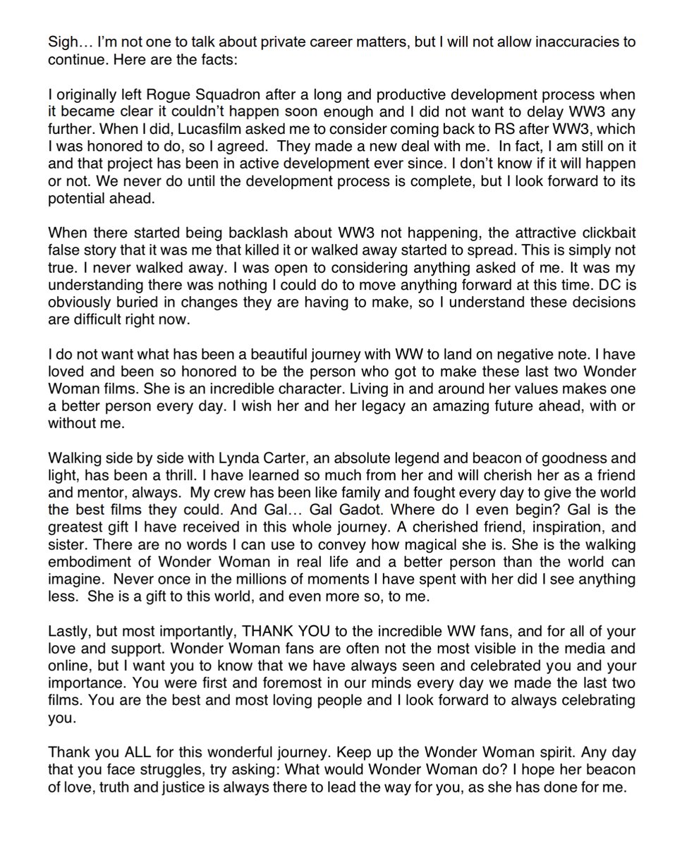 Patty Jenkins (@pattyjenks) on Twitter photo 