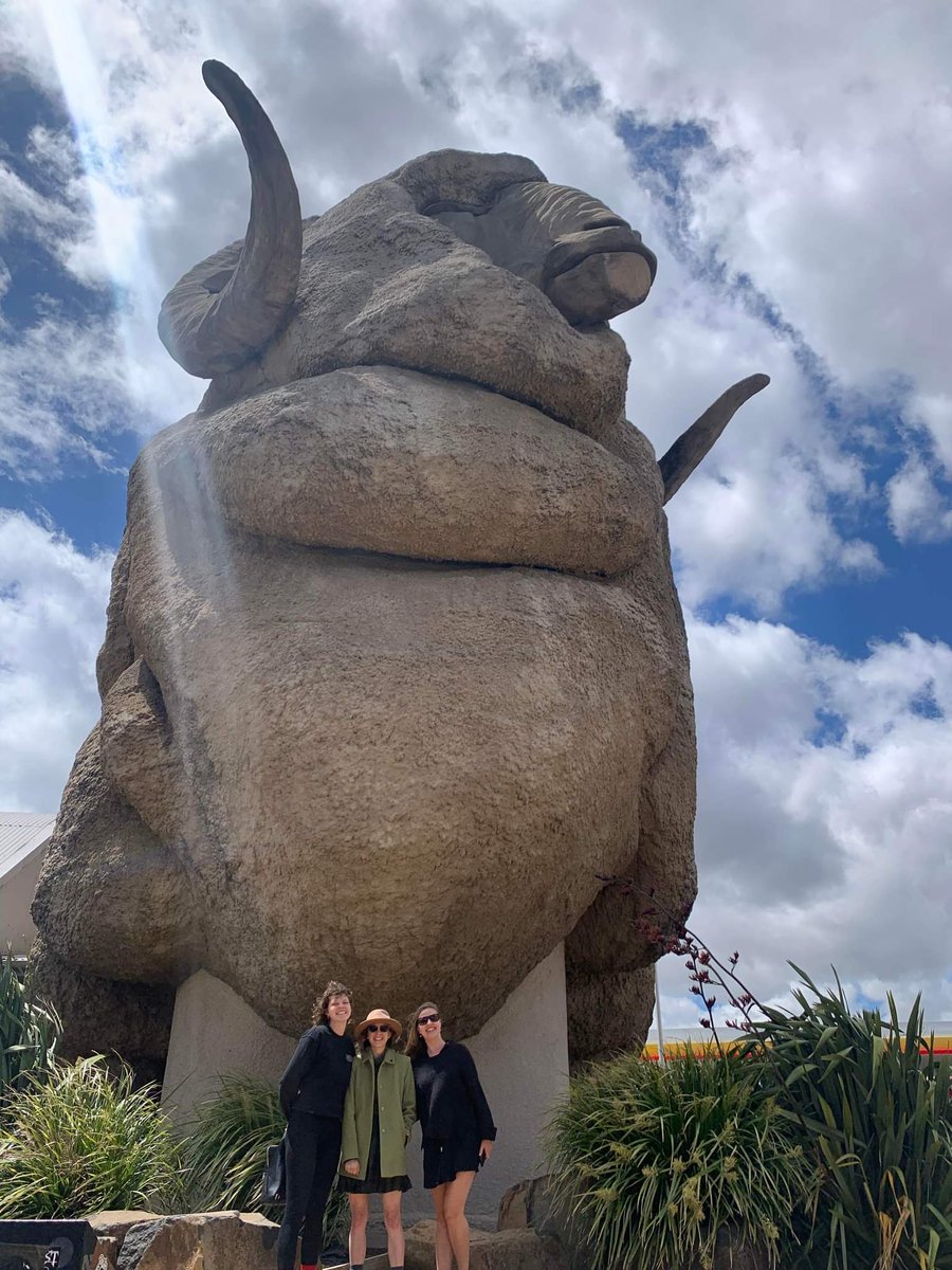 Dr. Anastasia Shavrova 🕷️ (she/her) (@sci_stasia) on Twitter photo Stopped by the Big Merino on our way to #AES2022 in Canberra
Looking forward to doing our talks, starting with @CKenvynCrowther today at 14:15!
<a href="/SoleilleM/">Soleille Miller</a> @CaitlinNCreak Stopped by the Big Merino on our way to #AES2022 in Canberra
Looking forward to doing our talks, starting with @CKenvynCrowther today at 14:15!
<a href="/SoleilleM/">Soleille Miller</a> @CaitlinNCreak