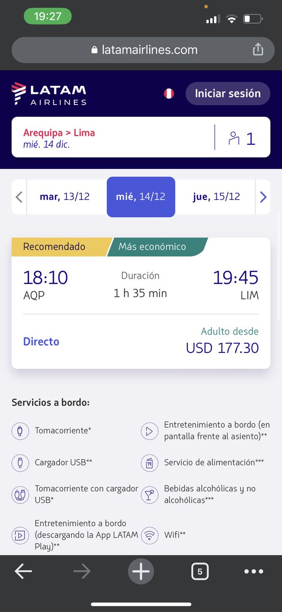 jdavilaleyva's tweet photo. @LATAM_PER Esto está sucediendo en estos momentos quieren vender pasajes a costa de turistas varados en Arequipa requerimos apoyo de las entidades del estado https://t.co/Qp7dZcviDE