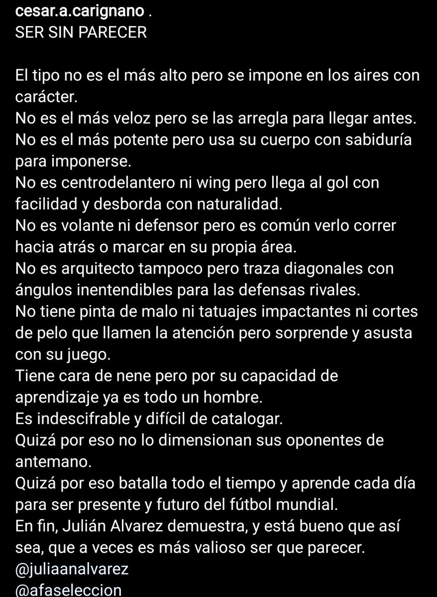 César A. Carignano tweet media