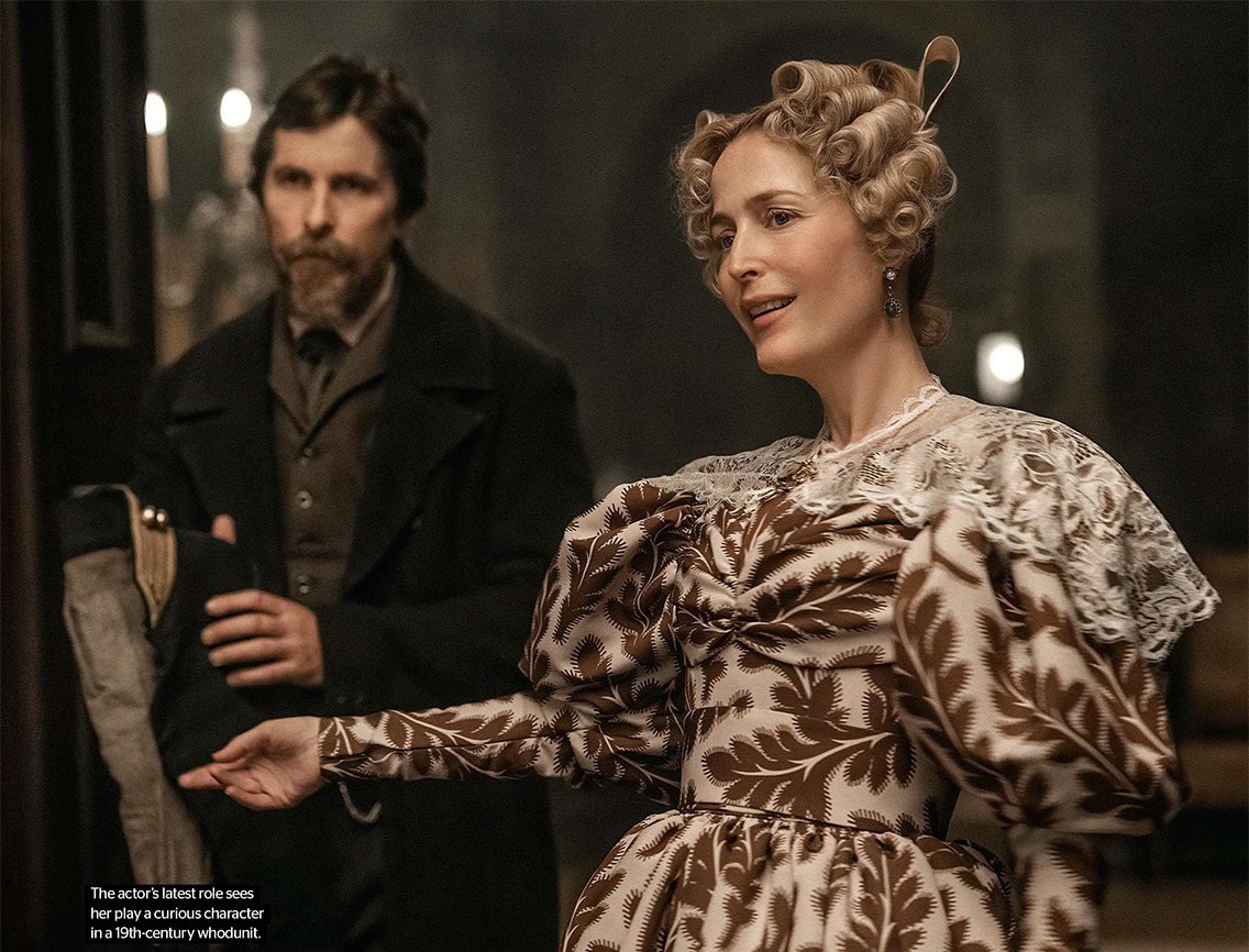 GillianScully8's tweet photo. New photo of Gillian Anderson as Mrs. Marquis in The Pale Blue Eye ✨ https://t.co/PK0RKbZSlh