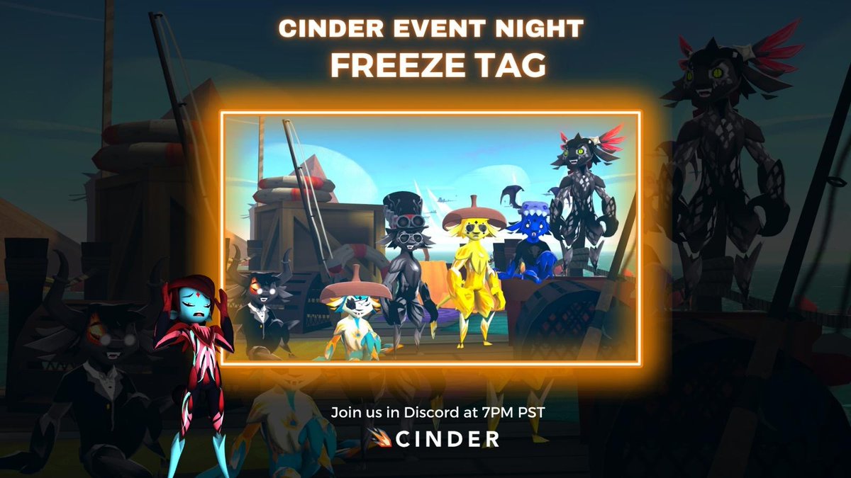 Freeze Tag tonight! 

Players try tag the other team. 

Once they're frozen they need someone to help unfreeze them.🥶

See you tonight at 7PM PST!