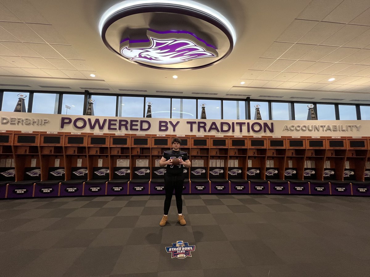 Had a great visit <a href="/WarhawkFootball/">Warhawk Football</a> yesterday. Thank you <a href="/CoachTShields/">Tim Shields</a> and <a href="/CoachRindahl/">Jace Rindahl</a> for the great time. <a href="/CatsCoachRiley/">Andrew Riley 🏈</a> <a href="/VeronaWildcatFB/">Verona Area Wildcat Football</a>